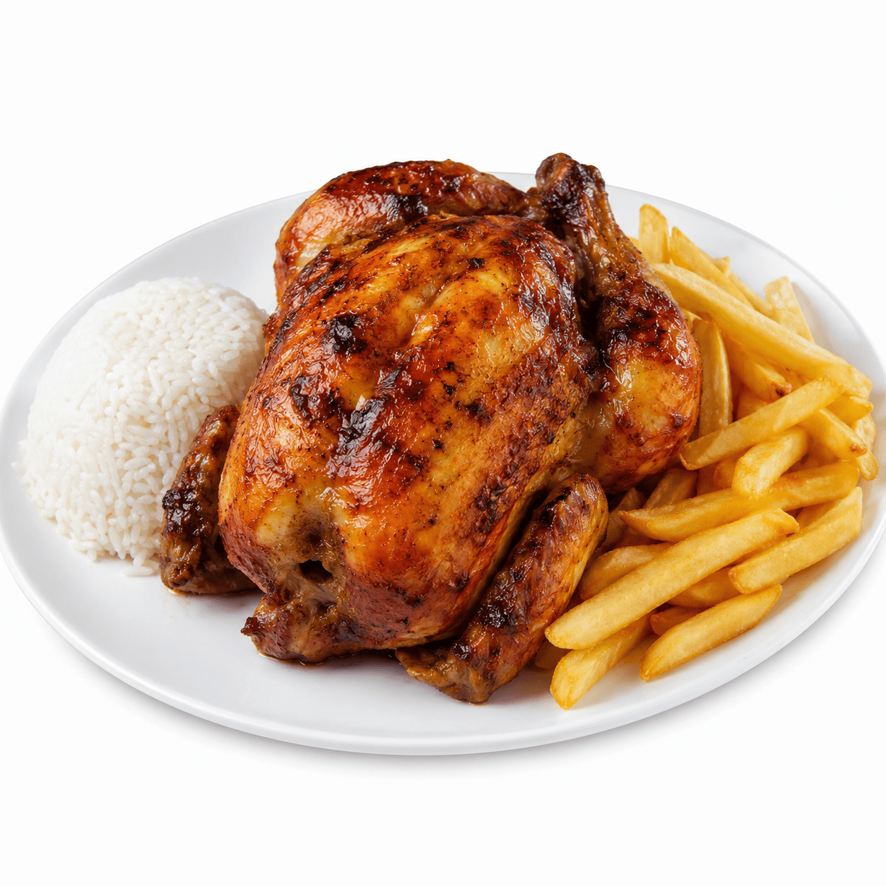 Pollo Entero con 2 guarniciones